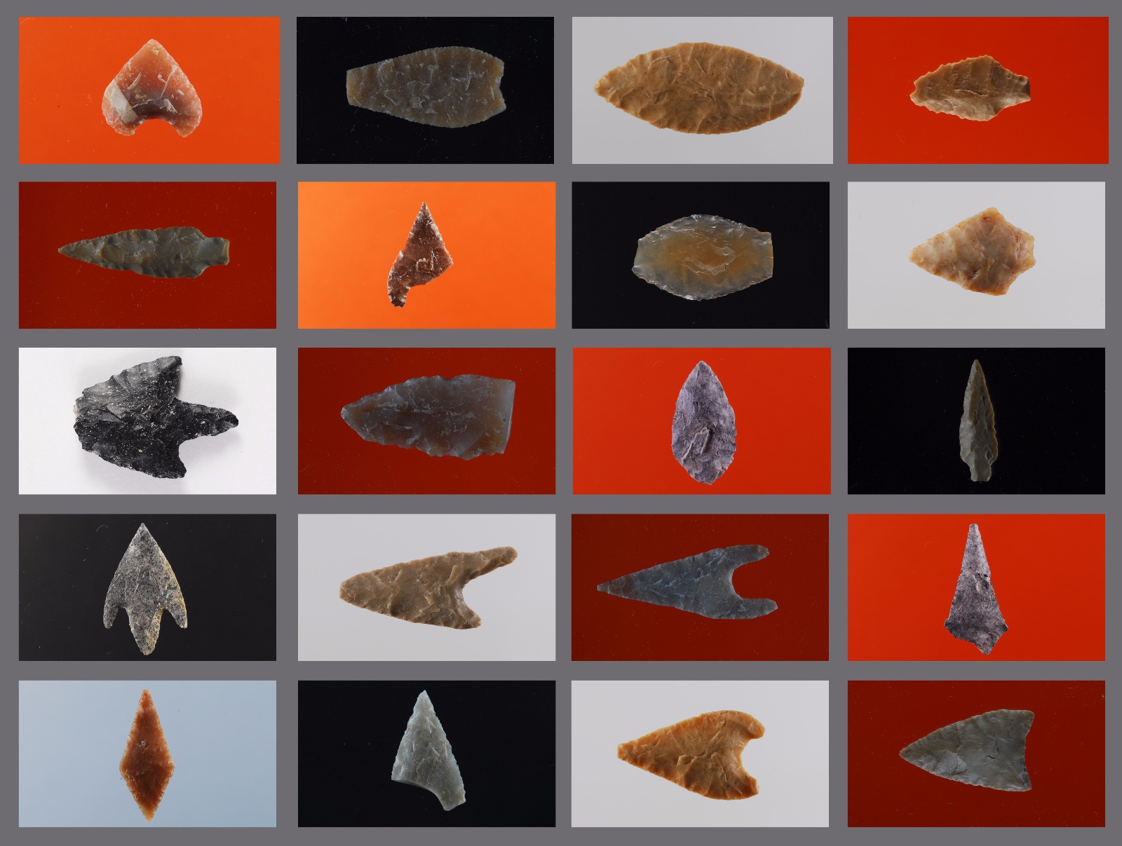 9 Piedra tallada (Puntas de flecha)